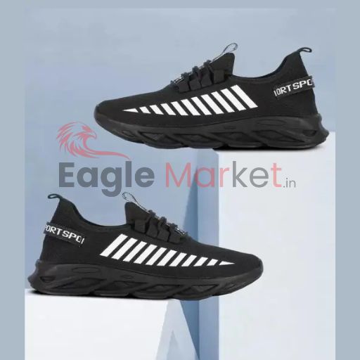 SKYWALKER Men’s Stylish Casual Sports Sneakers | Lightweight Mesh Lace-Up Walking Shoes